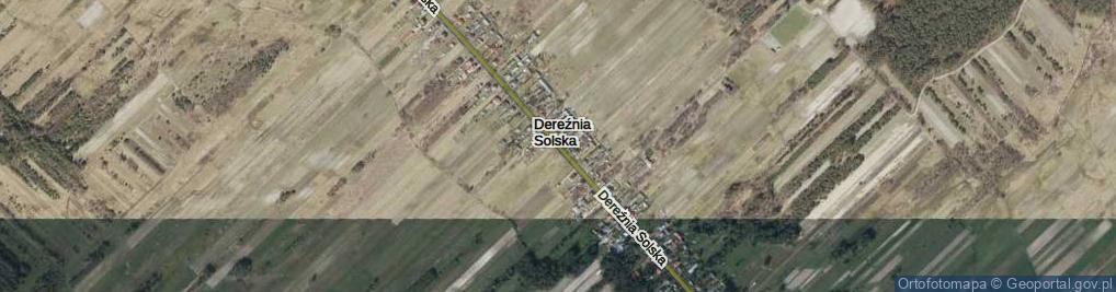 Zdjęcie satelitarne Dereźnia Solska ul.